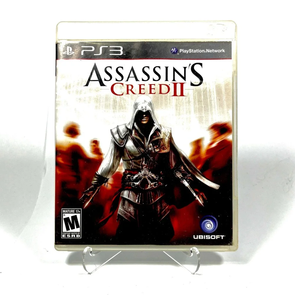 Assassin's Creed II PS3 PlayStation 3 Black Label Complete CIB Tested Broken Cas
